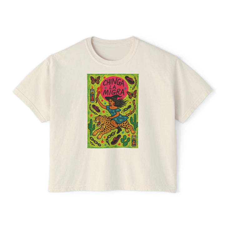 Chinga La Migra Comfort Colors Boxy Tee