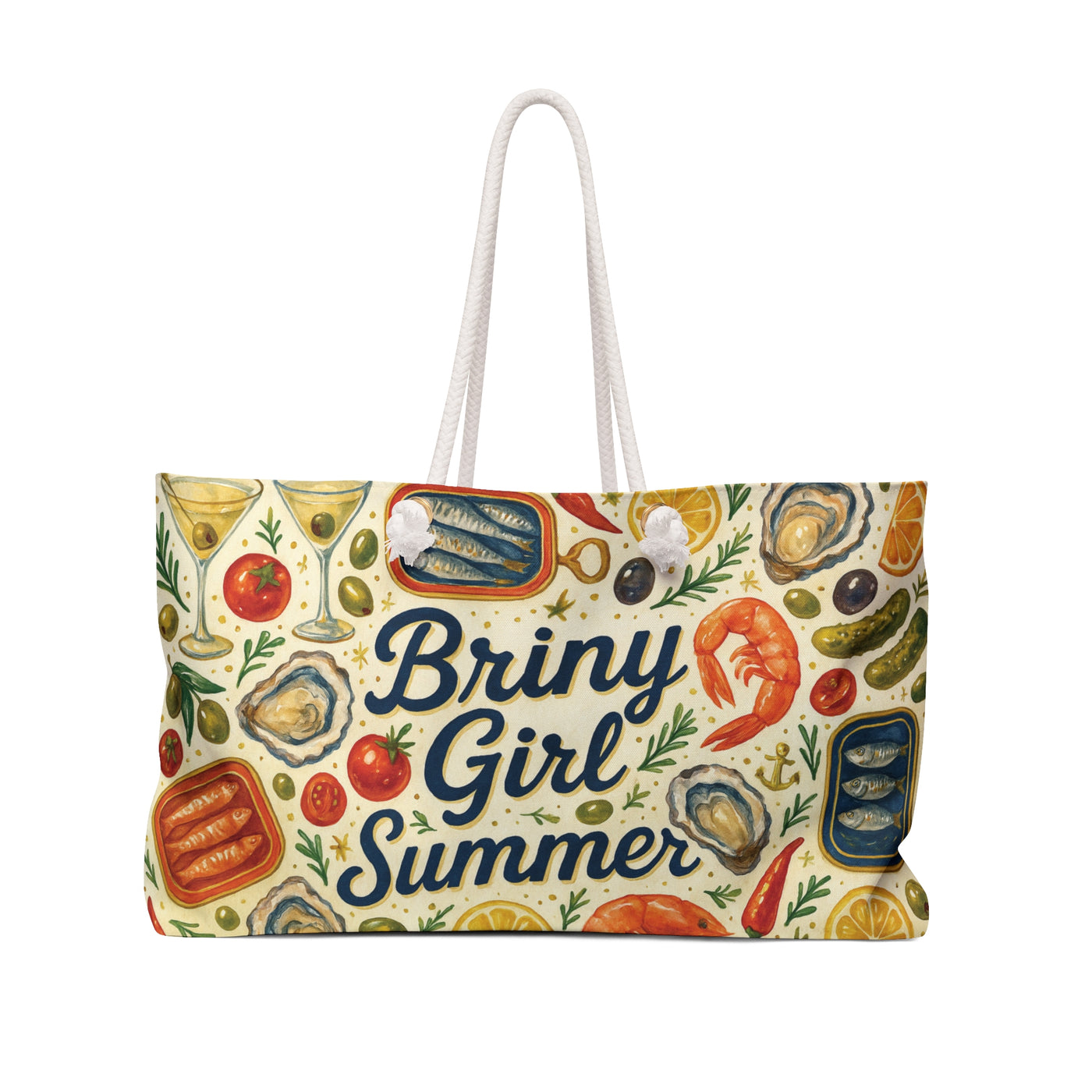 Briny Girl Summer Weekender Bag