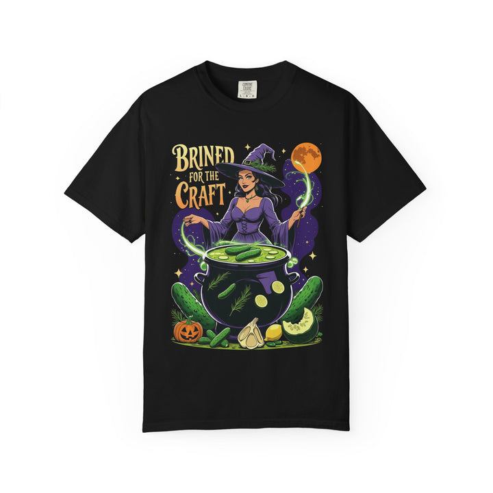 Brined for the Craft Shirt - Witchcore Halloween Pickle Tee for Foodies & Snack Witches, Comfort Colors Fall Gift - Free Shipping