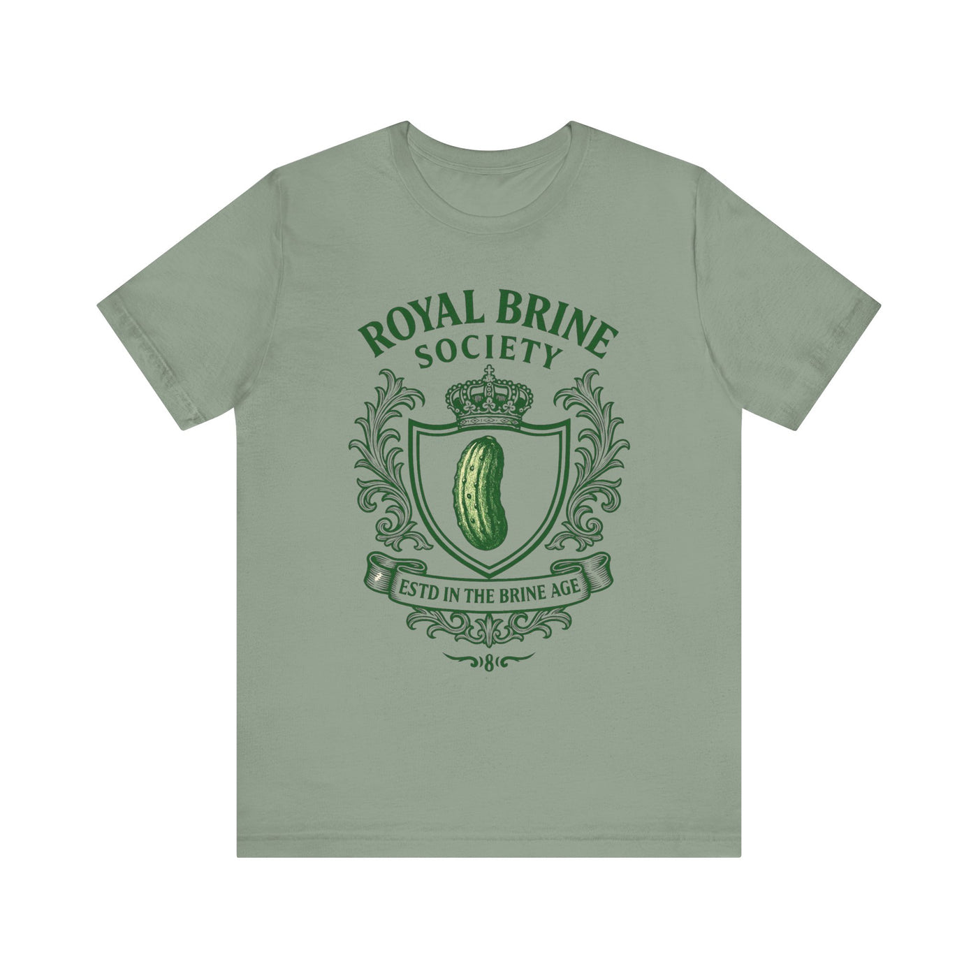 Royal Brine Society Tee | Funny Pickle Shirt for Foodies & Castlecore Lovers | Medieval Aesthetic Gift | Free Shipping
