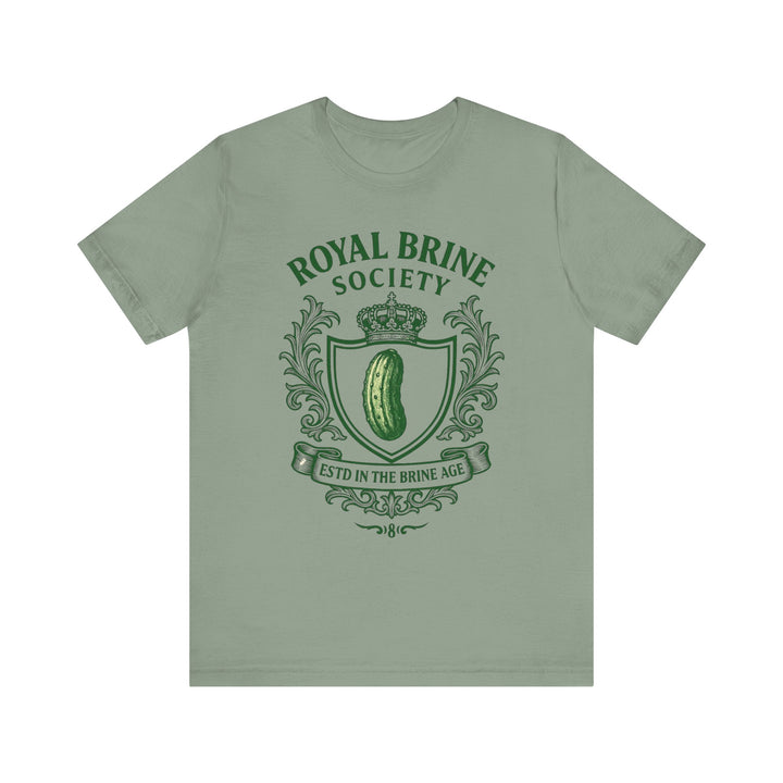 Royal Brine Society Tee | Funny Pickle Shirt for Foodies & Castlecore Lovers | Medieval Aesthetic Gift | Free Shipping