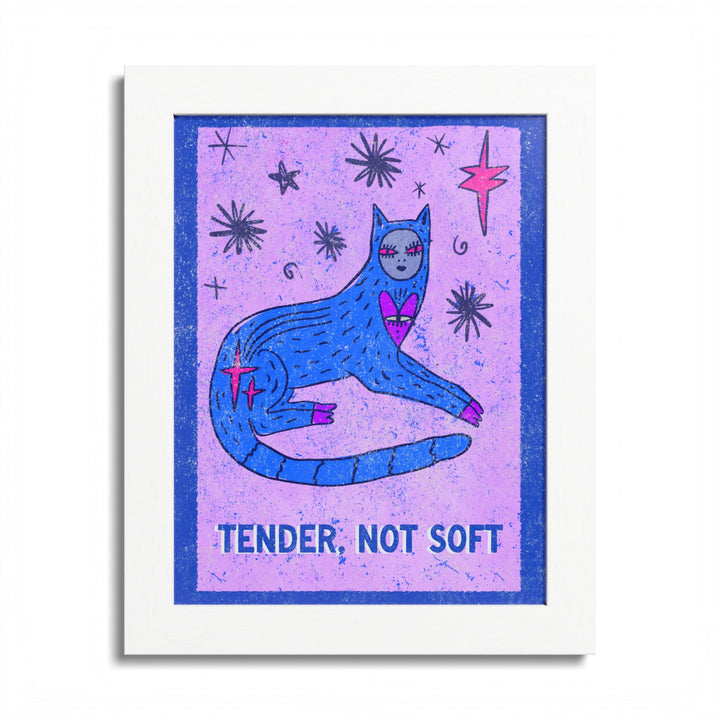 Tender, Not Soft Framed Art Prin